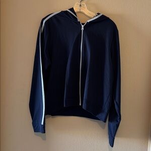 Prospirit Dark Blue Pants and Zipper Top Track Suit